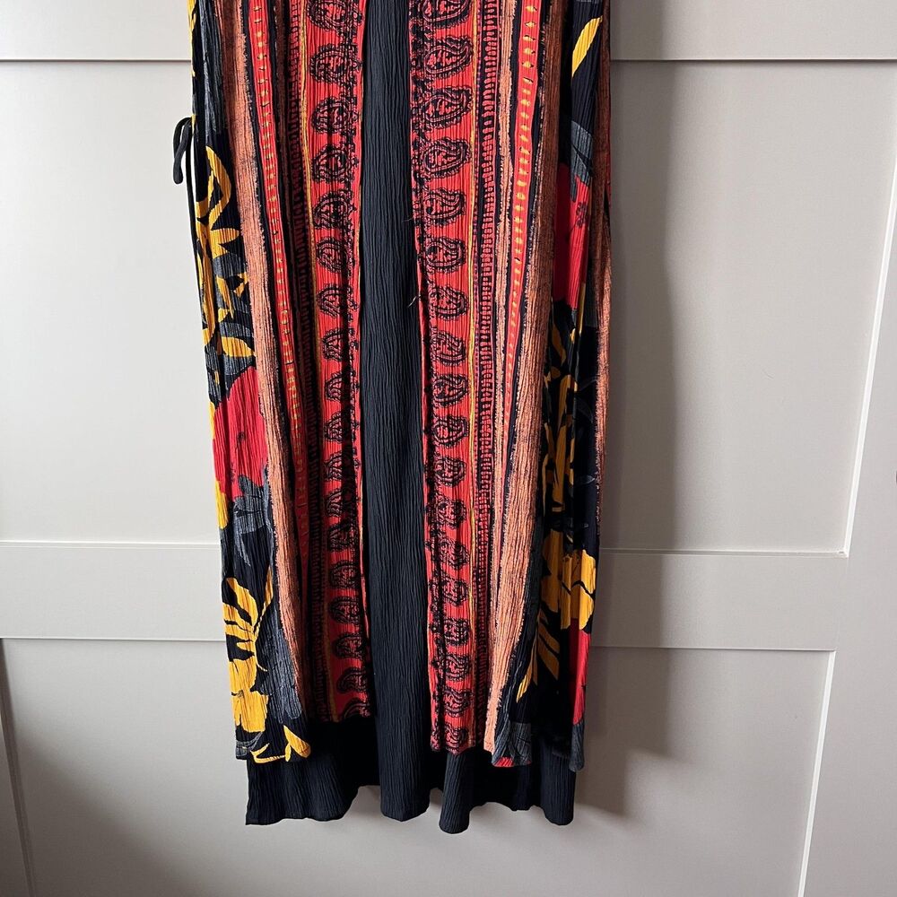 Collections by Xina Ann Dress Womens Medium Maxi Floral Boho Pockets Layered - Picture 5 of 10